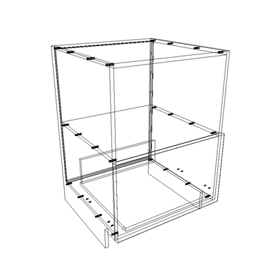 Bottom Niche 1 Drawer -  Kitchen - Thermoplastic door