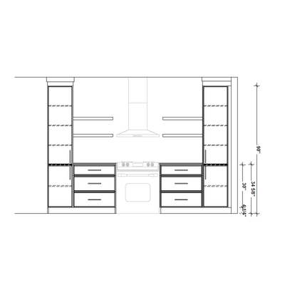 Modern kitchen - Thermoplastic & Eurolaminate