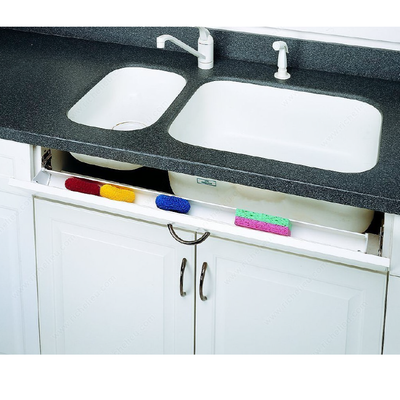 Bottom 2 doors for sink and 1 false drawer with S.O.S basket system - Kitchen - Eurolaminate