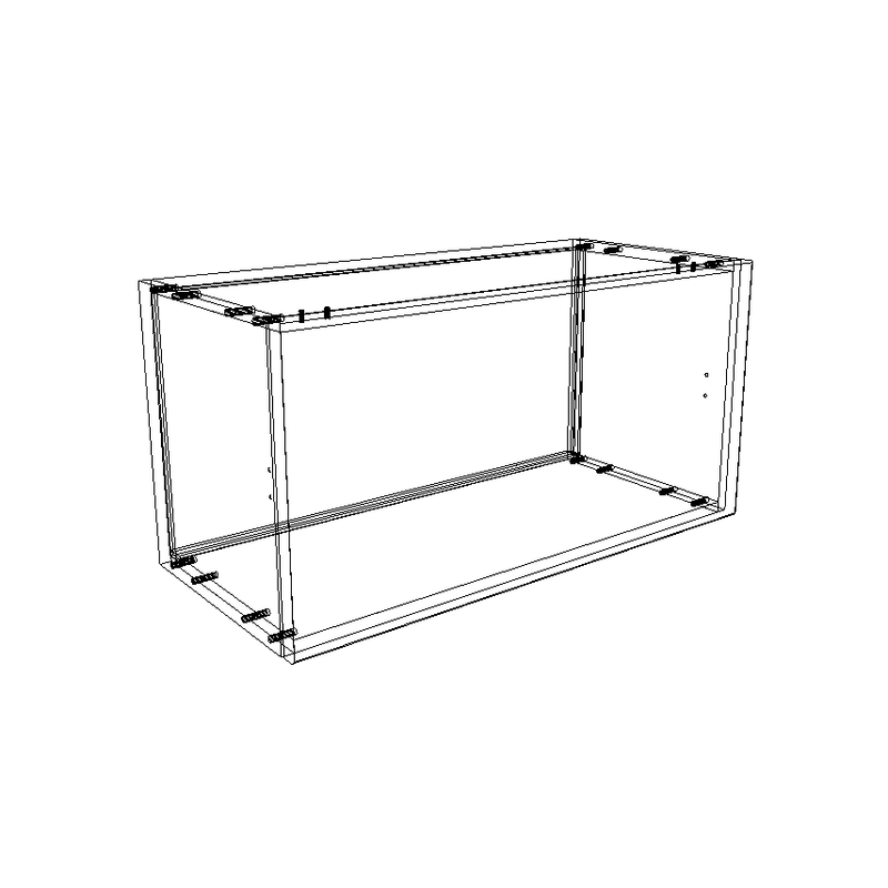 Haut 1 Porte horizontal - Cuisine - Thermoplastique