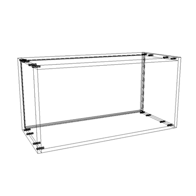 Upper open shelf horizontal - Kitchen - Eurolaminate
