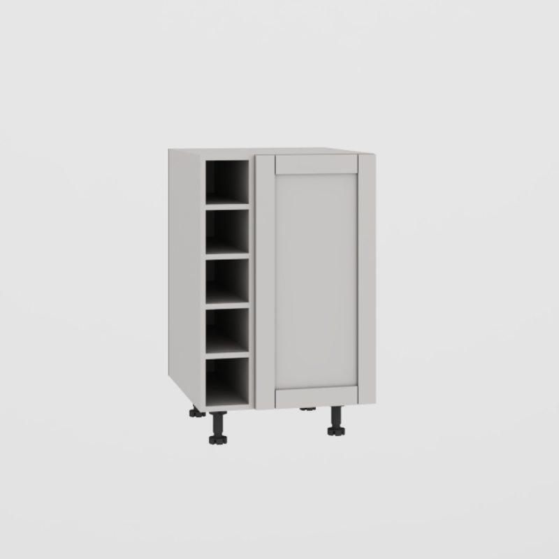Bottom wine rack, 1 door - Kitchen - Thermoplastic door