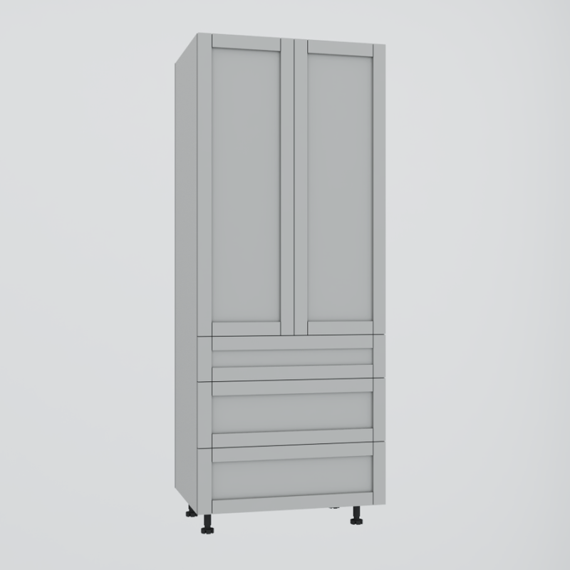 Pantry 2 Door and 3 Drawers - Kitchen - Thermoplastic Doors