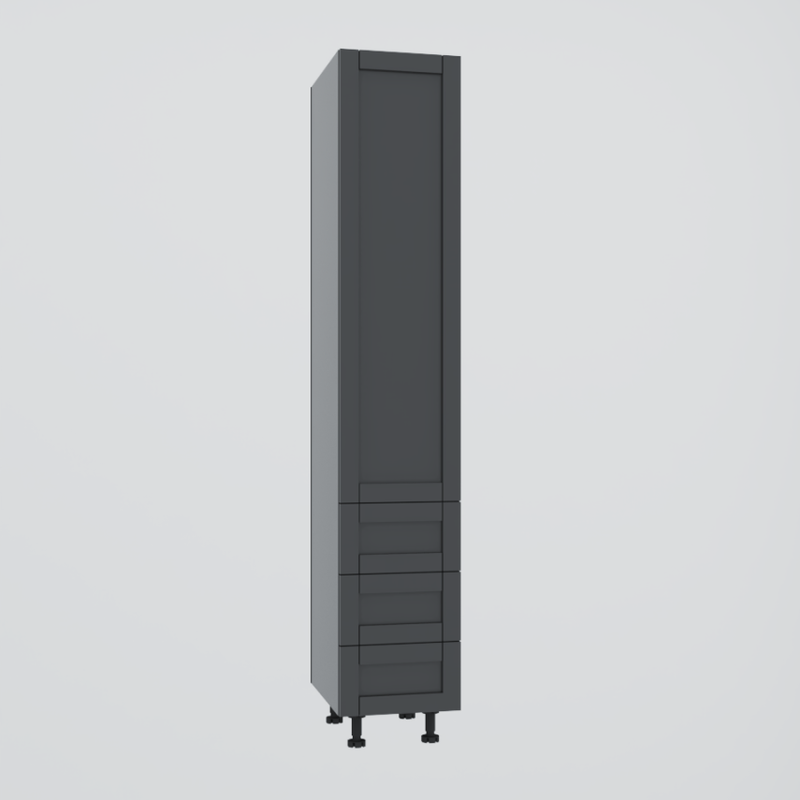 Pantry 1 Door and 3 Drawers - Kitchen - Thermoplastic door