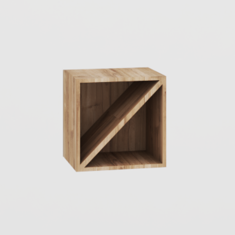 Cube diagonal à vin - Cuisine - Eurolaminée