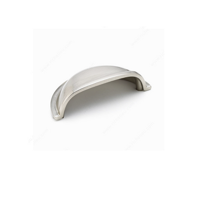 Contemporary metal and aluminum pull handle - 160 MM