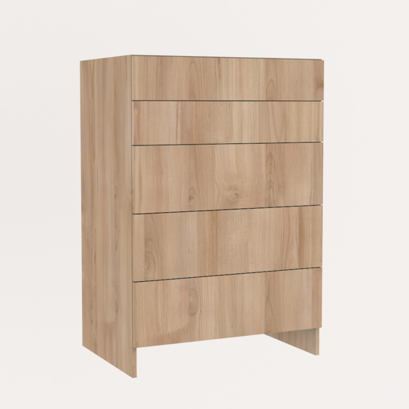 5-drawer base cabinet