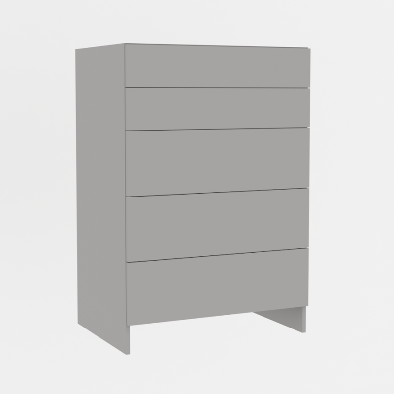 5-drawer base cabinet