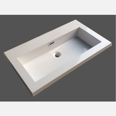 Fusion vanity - 35 1/2'' - Eurolaminate - Seattle sink/counter top in Porcelain included